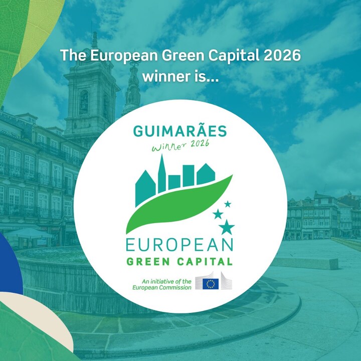 It's the moment we have all been waiting for: the winner of the #EUGreenCapital 2026 Award is Guimarães! 👏🏆

The Portuguese city has been honoured with this prestigious title for its ongoing efforts to address sustainability challenges and drive the green transition. 🌱