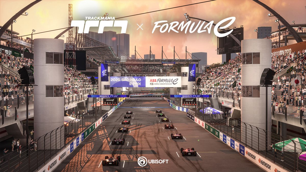 VRacers_'s tweet photo. Fórmula E e Ubisoft revelam 3 novas pistas para TrackMania, São Paulo entre elas. 

Saiba mais em https://t.co/WjDFpYPao1 https://t.co/W1kGZRN8uO