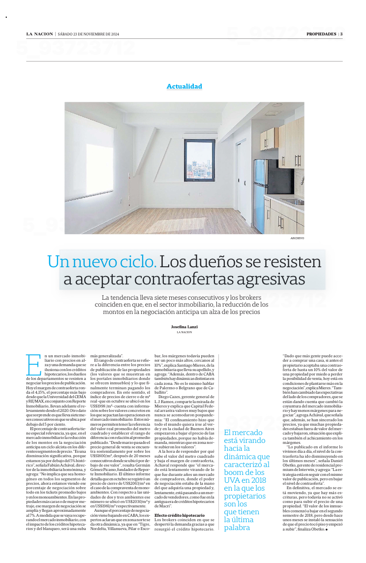 interwin_itw's tweet image. LNPropiedades: "Un nuevo Ciclo. Los dueños se resisten a aceptar contraofertas agresivas"