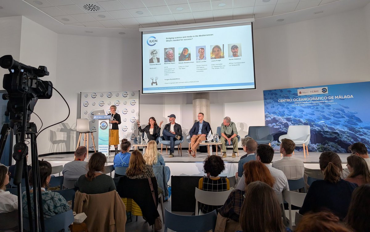 Continúa la sexta edición de <a href="/CommOceanConf/">CommOCEAN Conference</a> que organizan <a href="/EMarineBoard/">European Marine Board</a> y <a href="/IEO_Malaga/">IEO Málaga 🌊⛴️🐟🌡️🔬</a> 📢🌊

La última sesión, dedicada al periodismo científico en el ámbito mediterráneo, está organizada <a href="/IUCN_Med/">IUCN Centre for Mediterranean Cooperation 🌿</a> 🗞️🔬