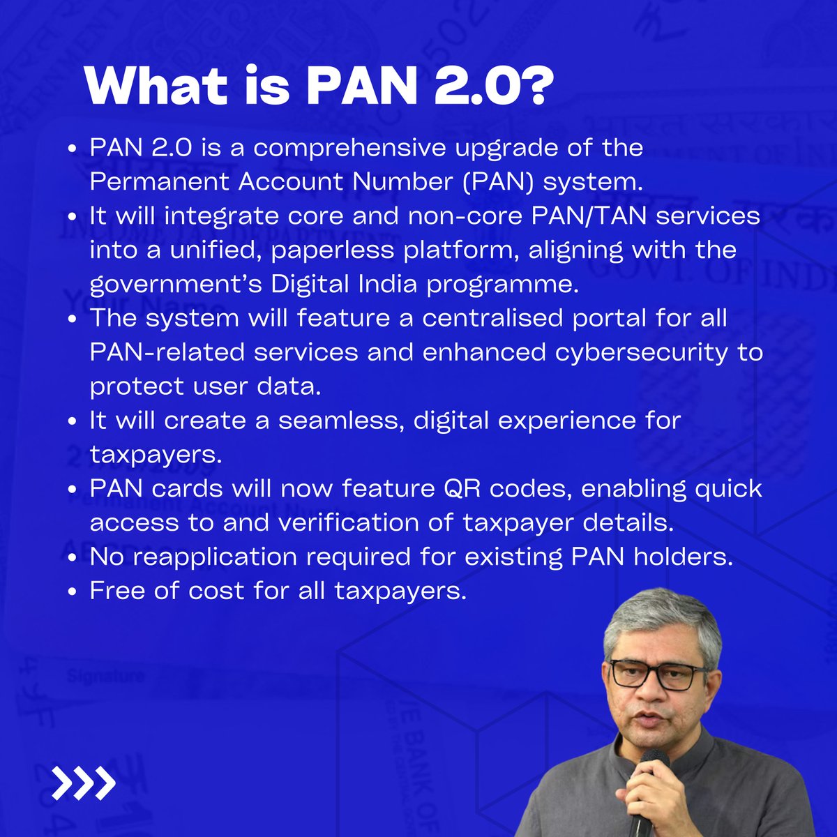 PreppIAS's tweet photo. Exciting News for Taxpayers! The Cabinet has approved the ₹1,435 crore PAN 2.0 Project, revolutionizing taxpayer services in India!
#PAN2 #TaxReforms #DigitalIndia #UPSC #CurrentAffairs #CivilServices #EGovernance #Innovation #preppias https://t.co/Wz7CiU6XUn