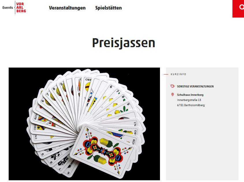 Skandal in Vorarlberg - durch die Hintertüre wurden die Jasskarten ersetzt! Was sagt die Landespolitik unter LH #Wallner dazu? Oder die Opposition? Oder <a href="/visitVorarlberg/">visitvorarlberg</a>  #laendletwitter #vorarlberg #jassa