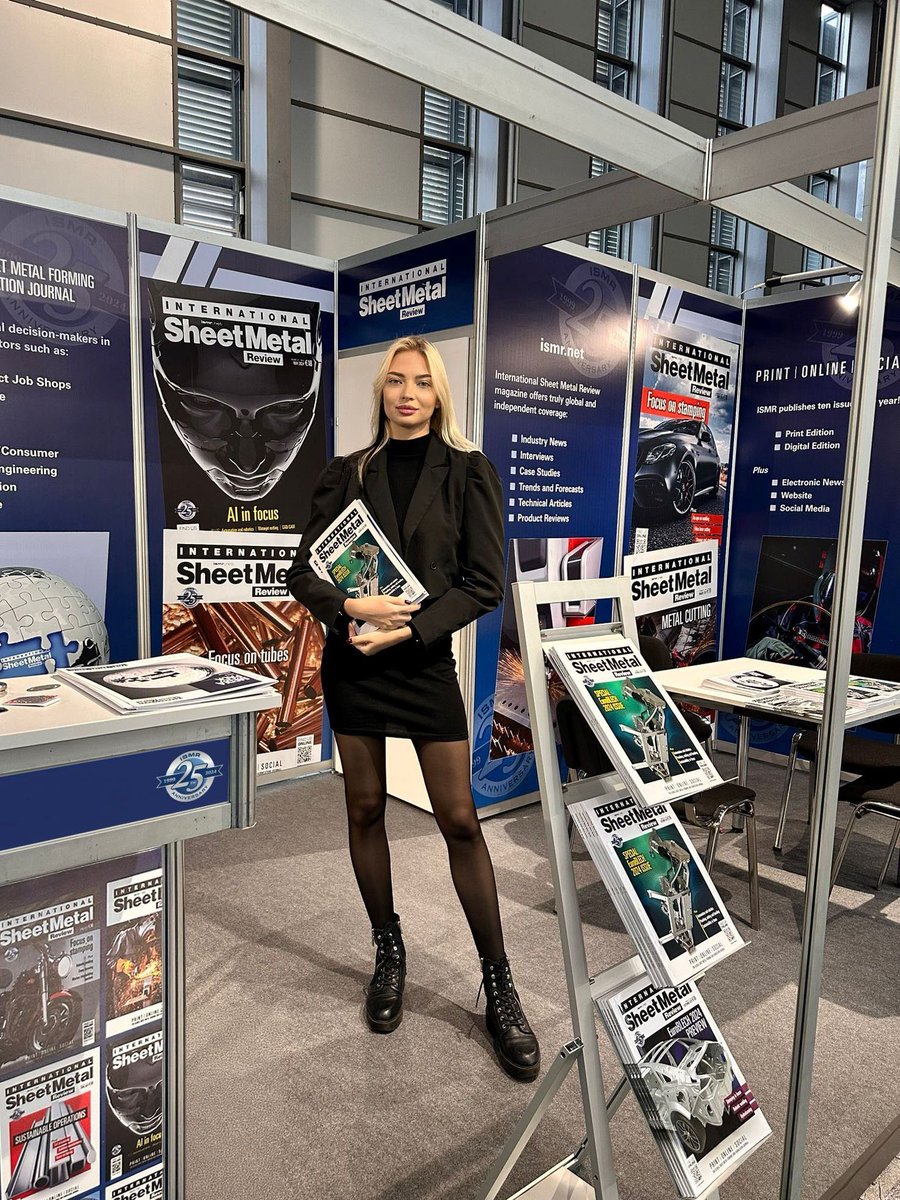 ismrmagazine's tweet image. Some great memories from the 27th International Sheet Metal Working Technology Exhibition, EuroBLECH 2024, in Hanover (22-25 October 2024)! Watch our video on buff.ly/4g37P2k or see our show report on buff.ly/3ZaNGRe  #EuroBLECH2024 #EuroBLECH #ISMRmagazine