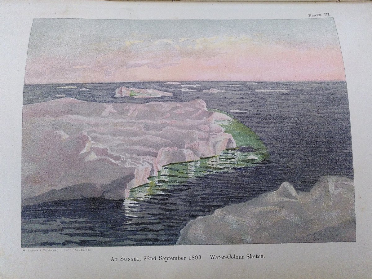 DExInstitution's tweet image. For those feeling wintery after last week’s #snow, here are some beautiful plates from Fridtjof Nansen’s ‘Farthest North’ (1897) to feed the mood. Though Nansen’s #Arctic expedition failed to reach the Pole, he achieved a record farthest north latitude.
#specialcollections