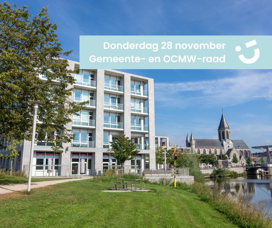 StadDeinze's tweet photo. 📌 Donderdag 28 november om 19.30 u. vindt de gemeente- en OCMW-raad plaats in de raadzaal van Leiespiegel.

➡️ De agenda's vind je op https://t.co/X5LPEtkTkc en https://t.co/uqJdtfea0p. https://t.co/CydKngpbqC