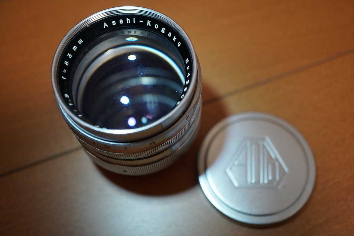 初期型・希少ペンタックス ペンタックス TAKUMAR 83mm F1.9 初期型