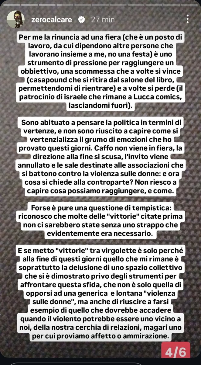 creTania_'s tweet photo. E anche oggi Zerocalcare ci insegna come si fa. https://t.co/bJOQz2GfmO