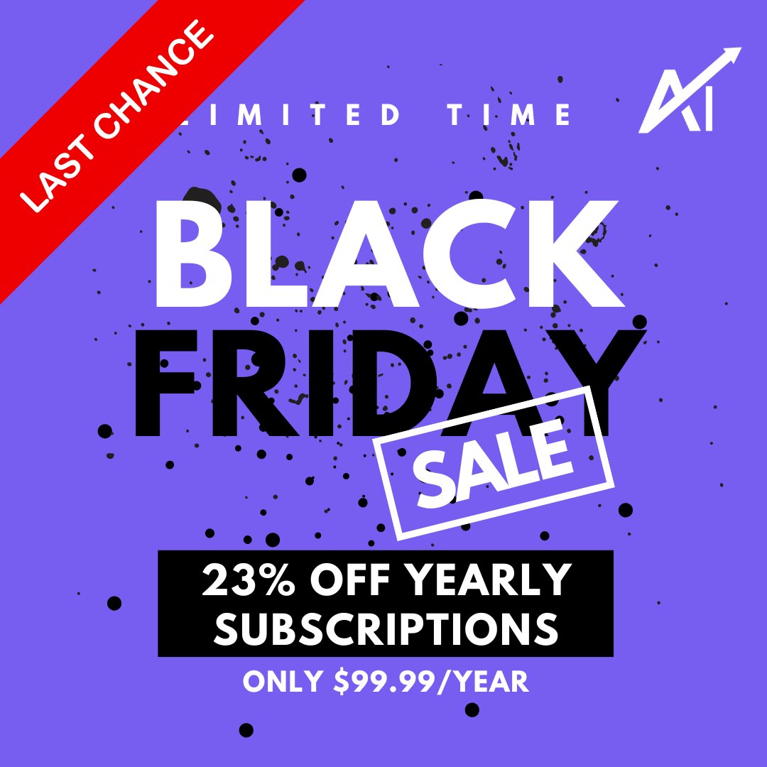 AI Endurance (@aiendurance) on Twitter photo Just a friendly reminder - our 23% off Black Friday offer on the annual AI Endurance subscription is coming to an end.
For USD 99.99, you can enjoy a full year of personalized AI-driven training.
Use coupon code: BLACKFRIDAY2024
This offer is valid until midnight on Nov 30th. Just a friendly reminder - our 23% off Black Friday offer on the annual AI Endurance subscription is coming to an end.
For USD 99.99, you can enjoy a full year of personalized AI-driven training.
Use coupon code: BLACKFRIDAY2024
This offer is valid until midnight on Nov 30th.