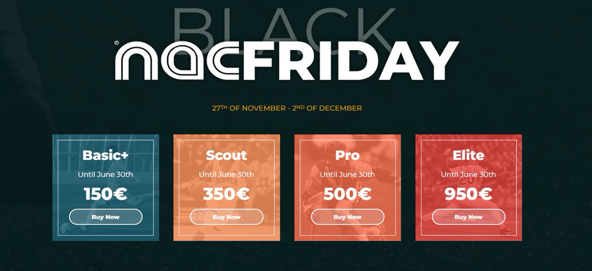 🚨𝐍𝐚𝐜 𝐅𝐫𝐢𝐝𝐚𝐲 𝐈𝐬 𝐍𝐨𝐰 𝐎𝐩𝐞𝐧🚨

Go deeper with your analysis than ever before - don't miss out on these exclusive Black Friday offers. 

Special limited time licenses, valid until the end of June 2025, for anyone who wants them.

More info:

nacsport.com/blackfriday.php