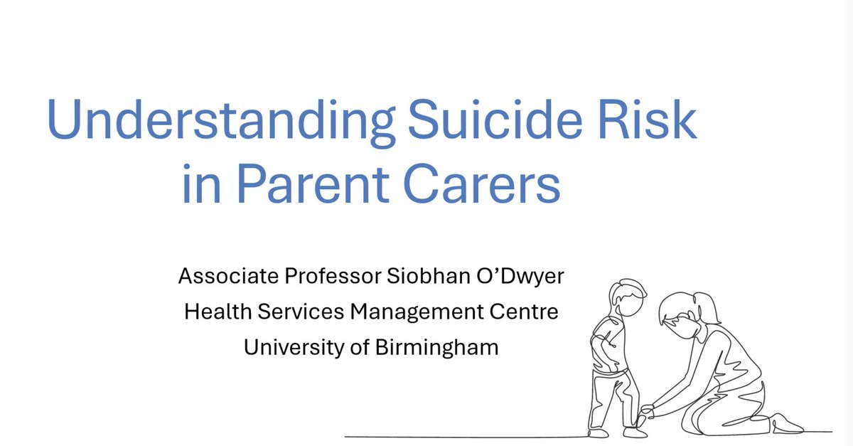 "We should no longer talk about parent/carers of disabled children being "on their knees" or "at breaking point". We should say clearly that 42% have considered suicide as their only way out due to lack of support." Powerful words from academic <a href="/Siobhan_ODwyer/">Dr Siobhan O'Dwyer</a>. <a href="/DCPcampaign/">Disabled Children's Partnership</a>