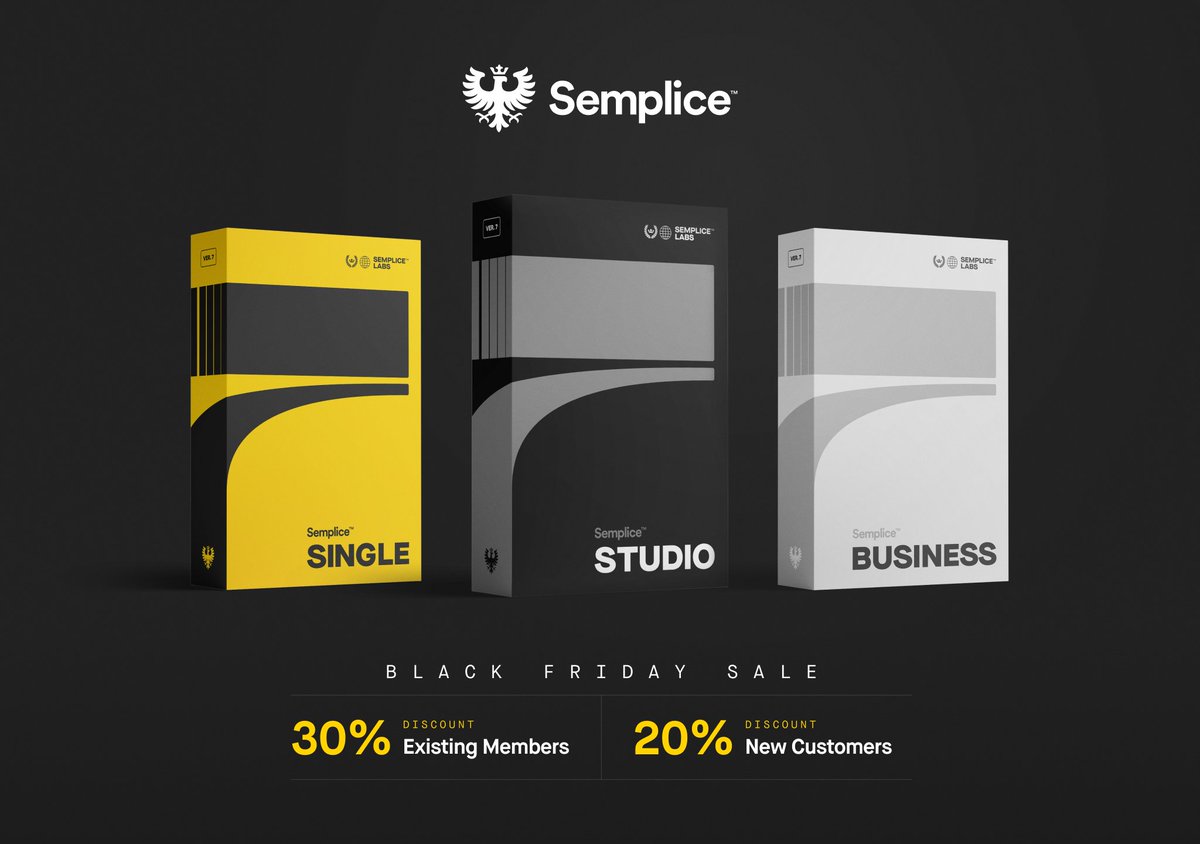 We only do this deal once per year.

✦ 20% off for new members
✦ 30% off for existing members (upgrade)

Now LIVE on Semplice.com ♡