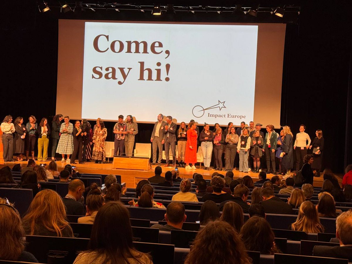 A quick pause to connect, share insights, and build new bridges for impact. 🌐 Networking is where great ideas find even greater allies. #ImpactWeek24 #SocialInnovation #ImpactWeekBilbao #VIAfund #ImpactHubYerevan @eu_near <a href="/impacteuropenet/">Impact Europe</a>