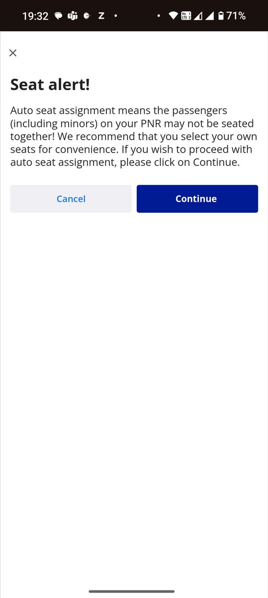 NamastyIndia's tweet photo. @DGCAIndia Booked 2 seat in 1 ticket @IndiGo6E. While doing web check-in for day after tomorrow flight, All seats marked as PAID. Indigo helpline states - passengers to pay extra money for adjacent seats. Most of the seats marked paid to extort money.
Refer screen shots attached https://t.co/yPmA6ZyzC4