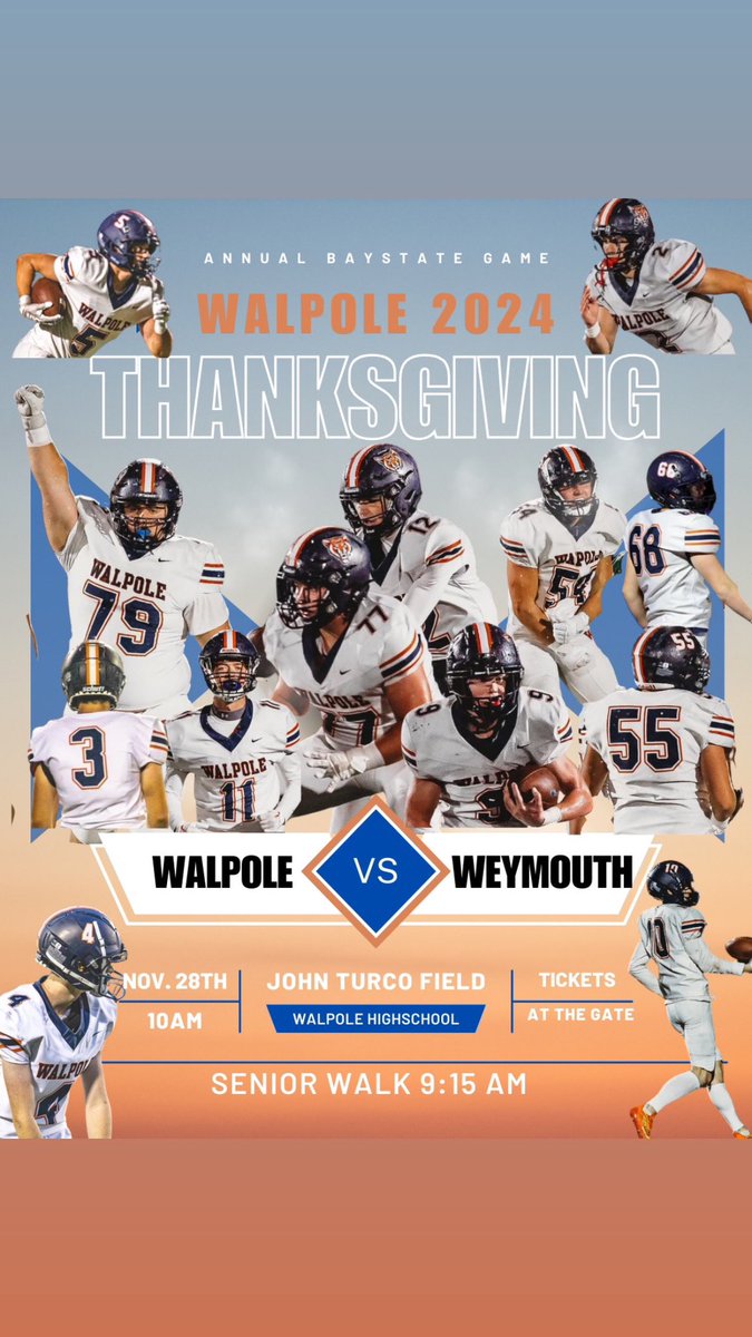 Walpole Football tweet media