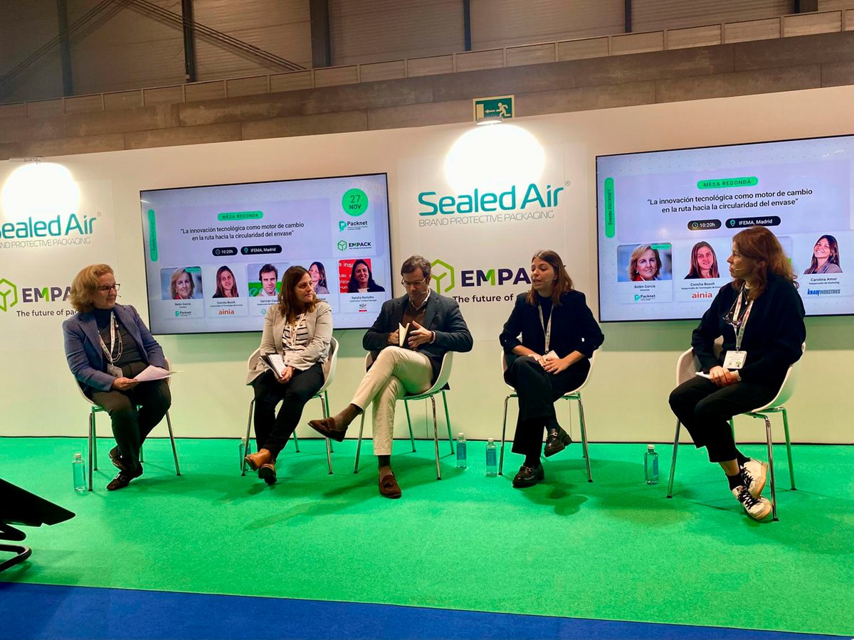 📍Hoy hemos celebrado una mesa redonda en el primer día de <a href="/EmpackSpain/">EMPACK SPAIN</a> Madrid

▶️ "La innovación tecnológica como motor de cambio en la ruta hacia la #circularidad del envase".

¡Gracias a todos los que nos habéis acompañado! 👇