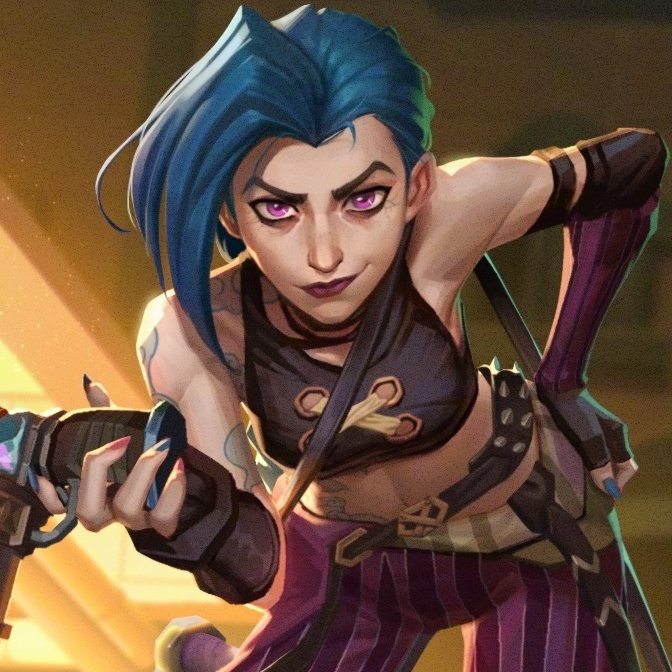 BISEXUALPOMNI's tweet photo. NEW JINX OFFICIAL ART!!! https://t.co/IPNcev44FI