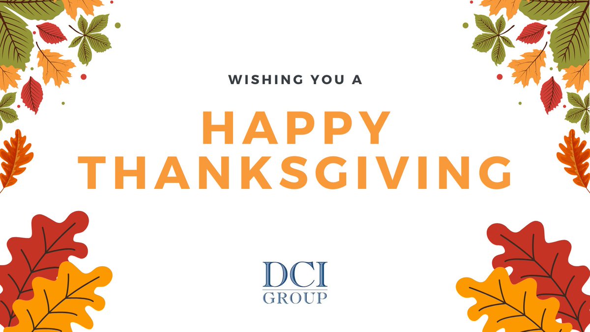 As we celebrate this season of gratitude, we want to extend our heartfelt thanks to all our clients, partners, and employees. We look forward to achieving new milestones together in the coming year. Have a safe and happy #Thanksgiving!