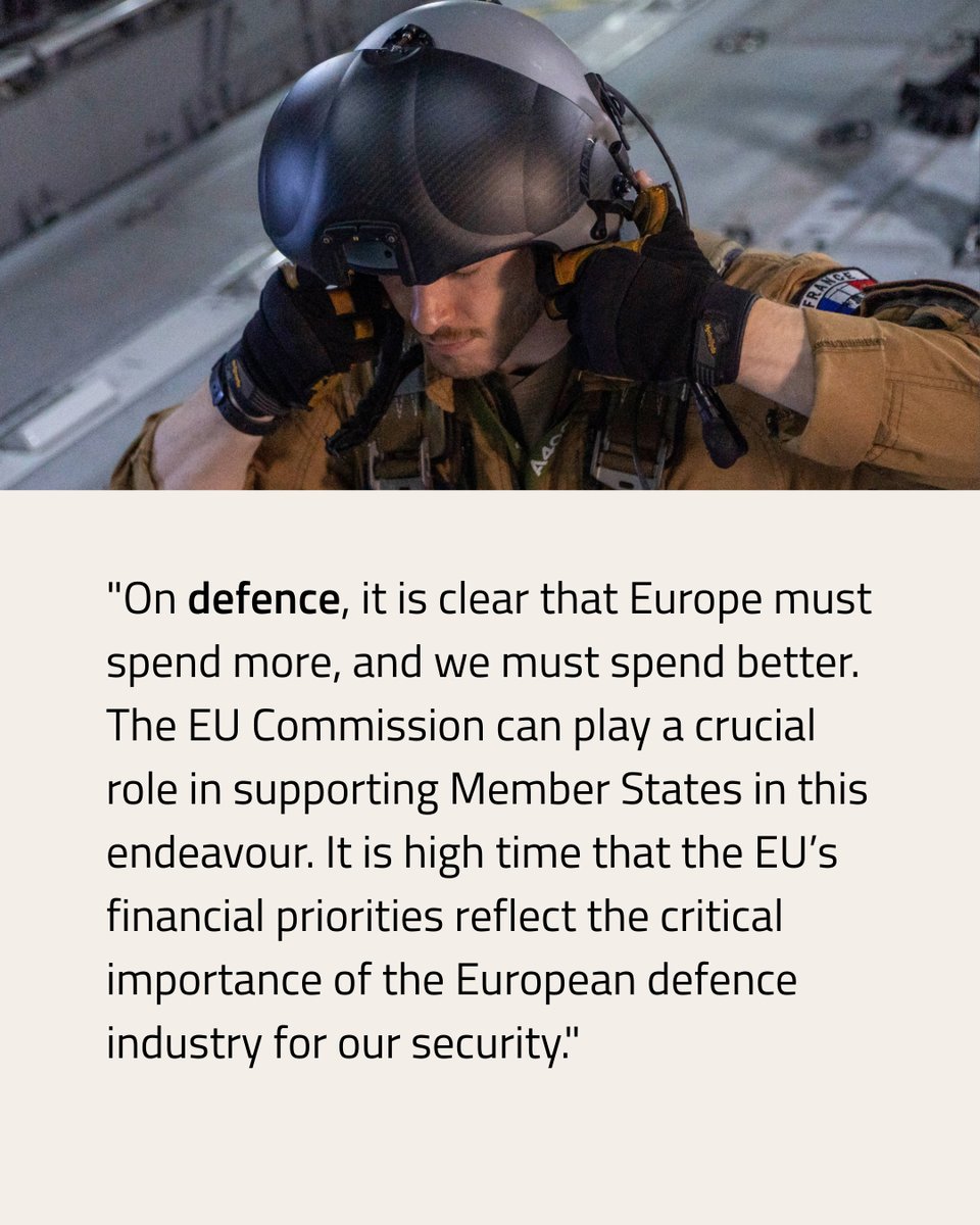 Europe’s aerospace, security, and defence industry welcomes the approval of the new EU Commission, ready to collaborate on building a competitive and secure future. lnkd.in/etNu8Yej