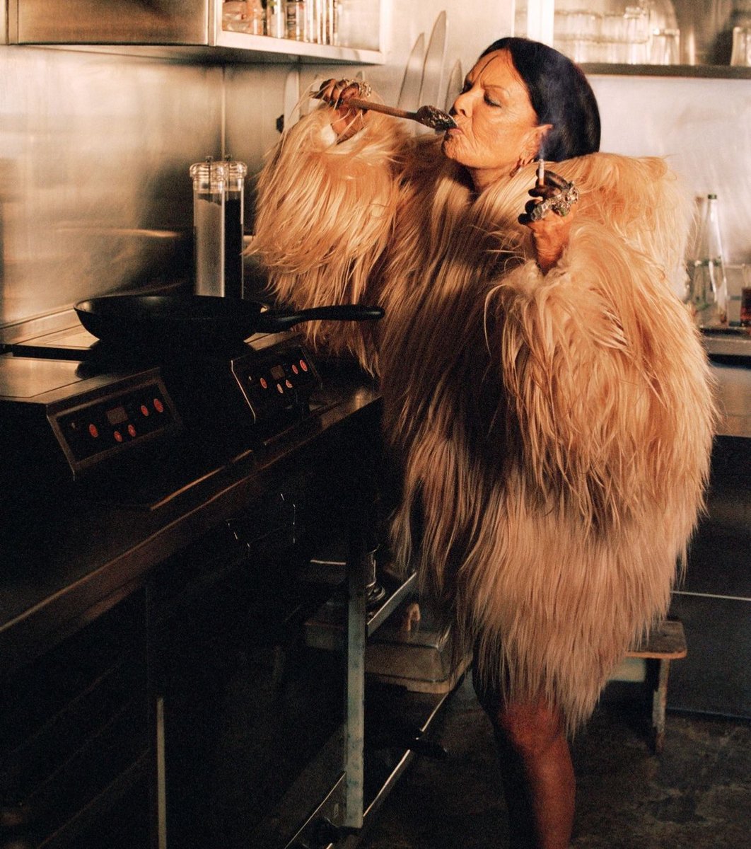 pussymargiela's tweet image. Michele Lamy for GQ