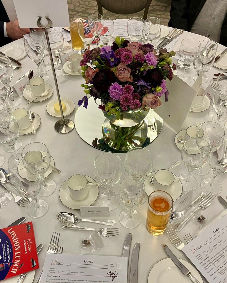Last week, we had a great afternoon attending the <a href="/HITScotland/">HIT Scotland</a> fundraising lunch in London at the @grosvenor_house. It’s a great cause and congratulations on hosting such an enjoyable event, with <a href="/GylesB1/">Gyles Brandreth</a> as the guest speaker.

#TheFullRange #HITscotland