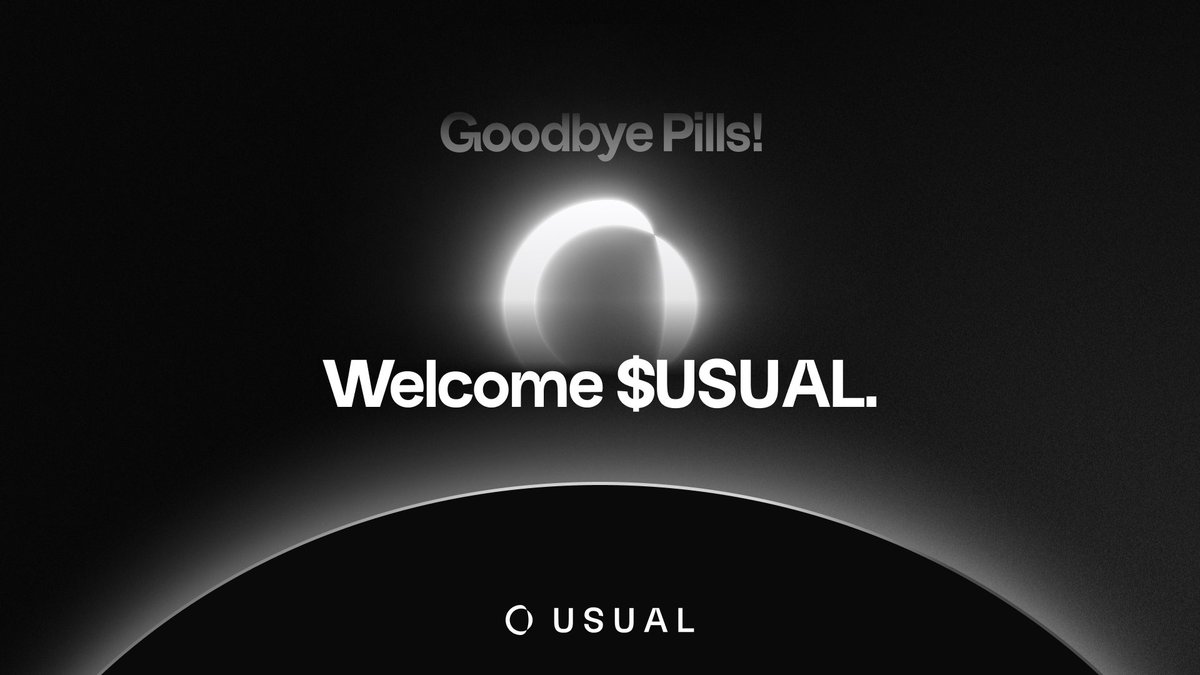 Usual (@usualmoney) on Twitter photo 🪙 Goodbye Pills, Hello $USUAL.
This isn’t just a new website: it’s a shift for DeFi.
From using Usual to owning Usual. Welcome to The Yield Discovery Era.
With direct yield in $USUAL, our revenue-based token, every next step builds your stake.
Let’s dive into what’s new 🧵👇 🪙 Goodbye Pills, Hello $USUAL.
This isn’t just a new website: it’s a shift for DeFi.
From using Usual to owning Usual. Welcome to The Yield Discovery Era.
With direct yield in $USUAL, our revenue-based token, every next step builds your stake.
Let’s dive into what’s new 🧵👇