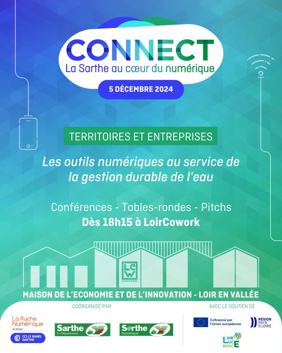 La prochaine édition de Connect, la Sarthe au cœur du numérique, a été évoquée. Sarthe Numérique poursuit son engagement d’une démarche de développement des usages numériques pour l'ensemble des collectivités et des acteurs économiques du département.

L’aventure Connect se
