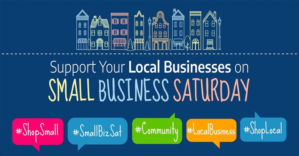 SteveKnudson's tweet photo. This Saturday is Small Business Saturday.  Champion small businesses in our community and #ShopSmall this Saturday, November 30th. https://t.co/WevnQVdo6K
