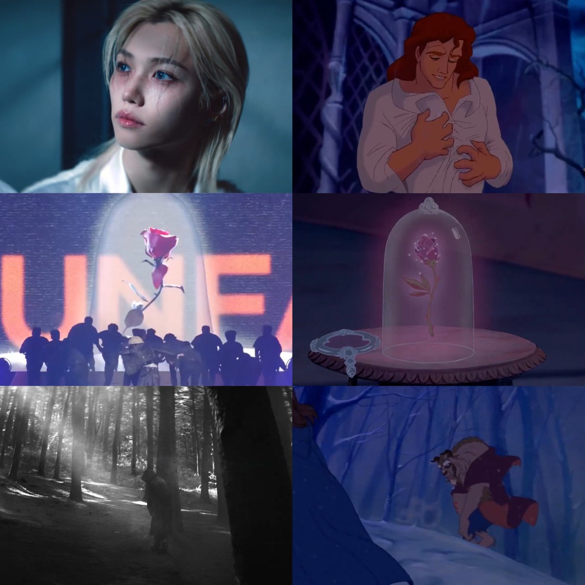 hwgflx's tweet photo. unfair 🪽 beauty and the beast🥀