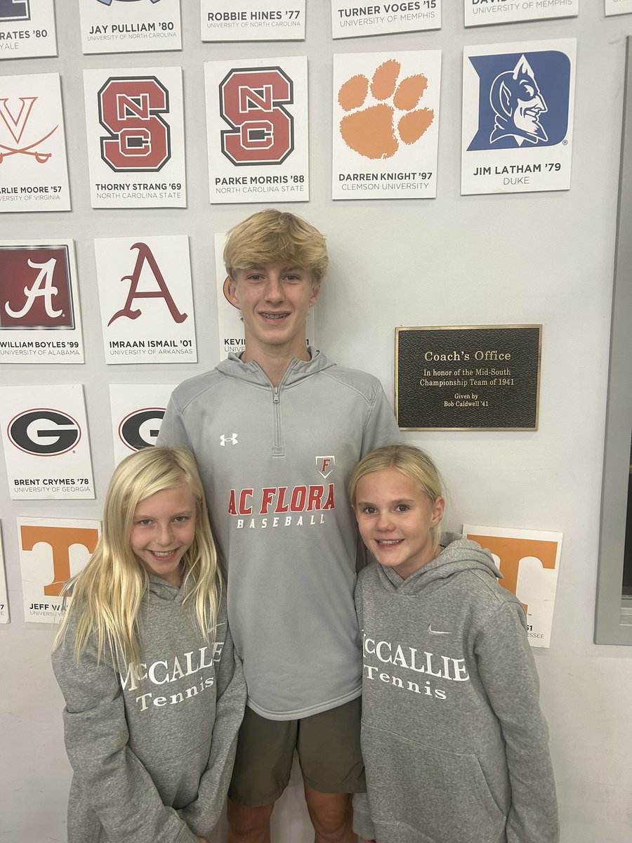 Great to see Coach Voges again after 20+ years and see the incredible new indoor facility. My kids first time seeing McCallie and where I spent 4 very influential years. Thanks Coach for everything!!  <a href="/mccallietennis/">McCallie Tennis</a> <a href="/McCallieSports/">McCallie Athletics</a> <a href="/knight_mcclain7/">McClain Knight</a>