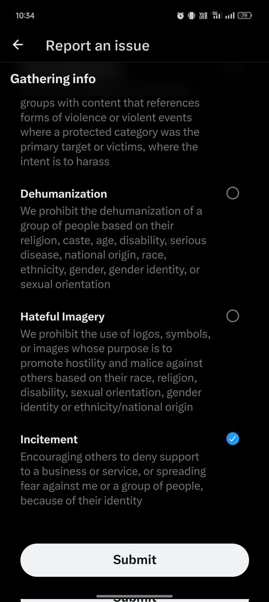 samantha_cavill's tweet photo. Can we ramai² report this post? This post will only spread unnecessary fear and more hate towards stray dogs who are already going through so much suffering. SHAME ON YOU DVS
PLS REPORT THIS POST GUYS‼️
Below is the closest category to what DVS has done.
#donereport https://t.co/F95QHKyqPE