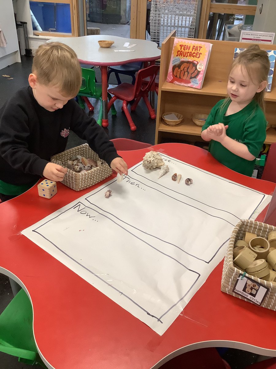 TPS_Found's tweet image. We have been Challenge-Rex’s today by exploring one more stories using the language of ‘first’, ‘then’, ‘now’. #maths #powermaths #teaching #eyfs #primaryschool