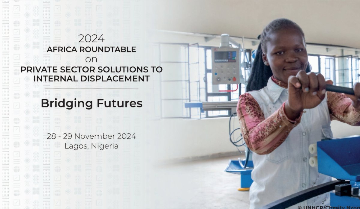 Just a few hours to go!

All roads lead to Lagos, 🇳🇬, where leaders, innovators, and change-makers will converge for the 2024 Africa Roundtable.

Together, we’ll explore private sector solutions to internal displacement and bridge futures.

We are ready! #IDPSolutions
