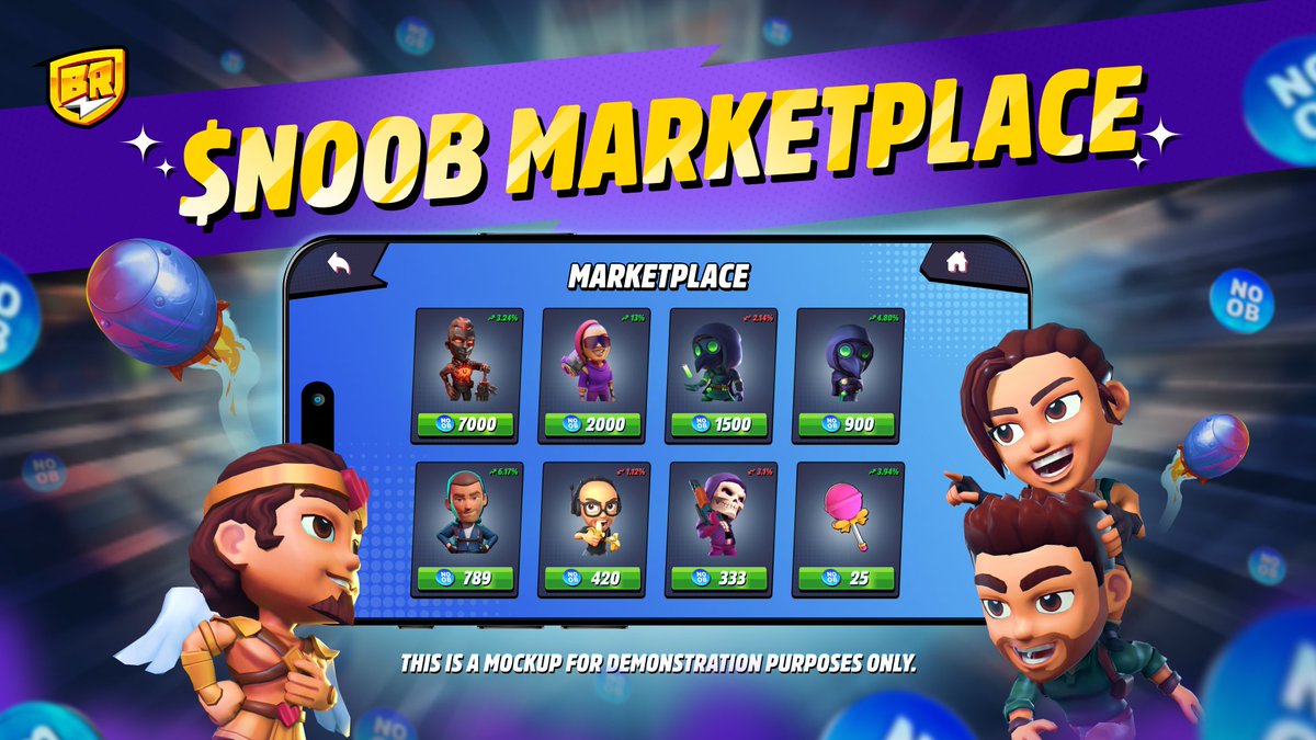 blastroyale's tweet image. $NOOB MARKETPLACE IS IN THE WORKS 🔧

Your cosmetics will become NFTs, tradable in one click inside the game 🎮

What currency? You guessed it!

Everything in the Blastverse is powered by $NOOB 🪙