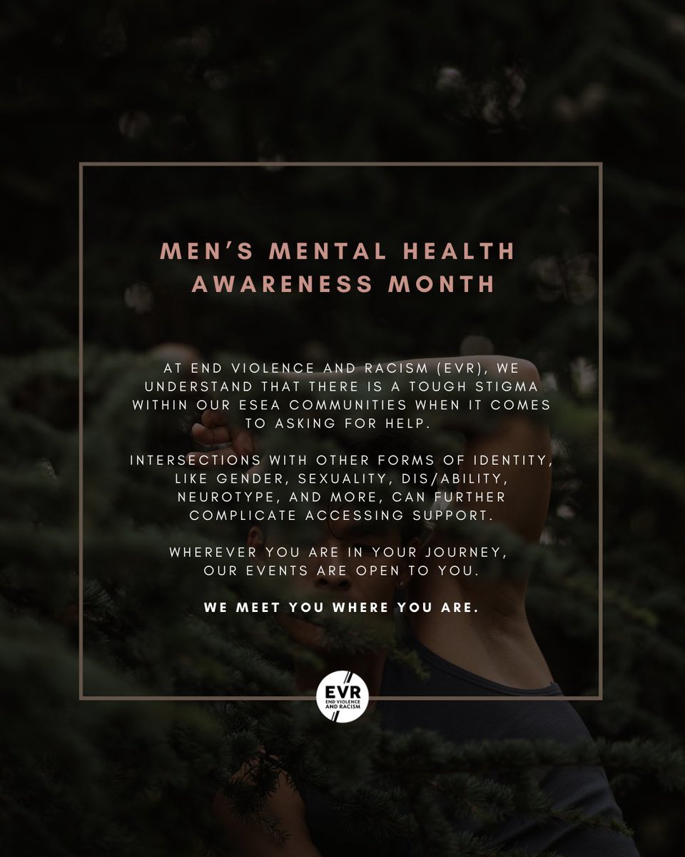 Calling all ESEA men and all those who identify with such lived experience - join <a href="/EVR_ESEA/">End Violence & Racism Against ESEA Communities 🧡</a>  Sunday 1st December, 11am - 2:30pm at <a href="/MewsStudios/">Mews Studios</a> in Camden for an afternoon of movement, connection, and food, facilitated by the wonderful <a href="/davidkamkw/">David Kam Kia Wei</a>
bit.ly/3OrL4ta