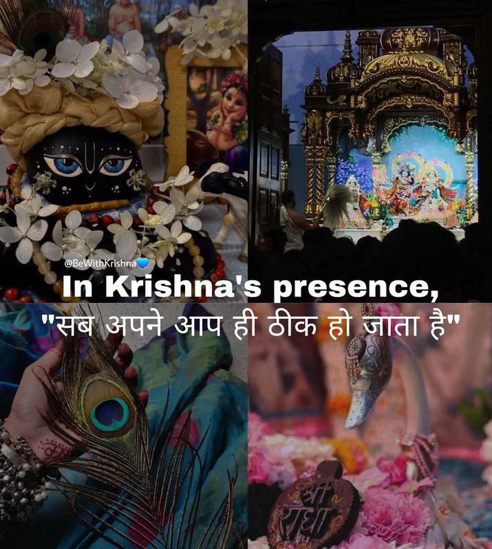 "The divine charioteer, Krishna, guiding not just Arjuna but the soul of humanity towards righteousness."🌸🙏🏻
