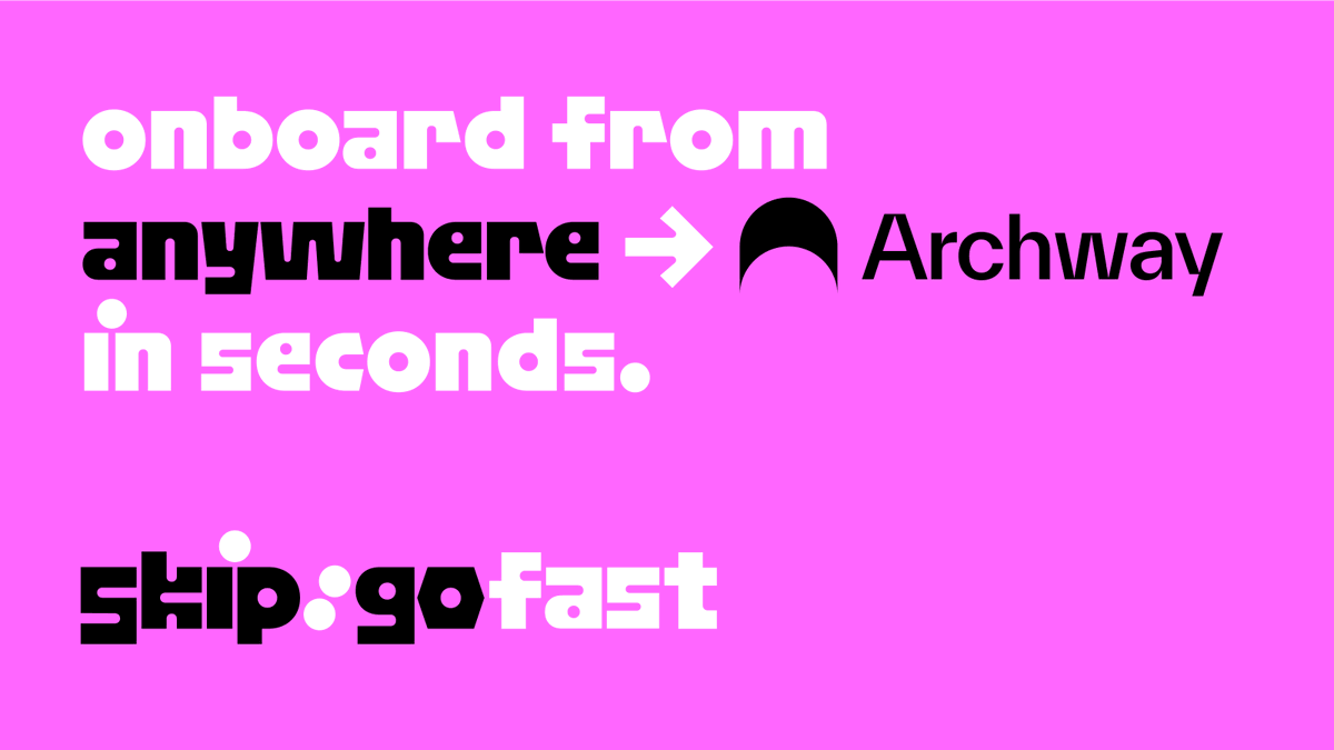 archwayHQ's tweet photo. Archway just got more accessible! 🌐

Onboard from anywhere in seconds with https://t.co/fgj3kBtfxE—your gateway to Archway. 🟠 https://t.co/cqCuDNxdaW