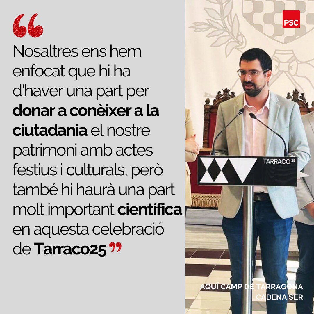 ngarcialatorre's tweet photo. 🏛️La celebració dels 25 anys de Ciutat Patrimoni de la Humanitat ha de servir per donar a conèixer els nostres recintes i per a que la gent celebri de forma festiva aquesta efemèride

Aquí em pots escoltar a @SER_TgnReus: https://t.co/7nhAqojgk9 https://t.co/v732bXuSdC