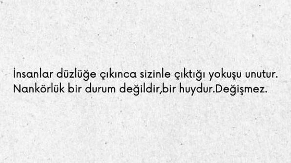 Nankörlük bir huydur.