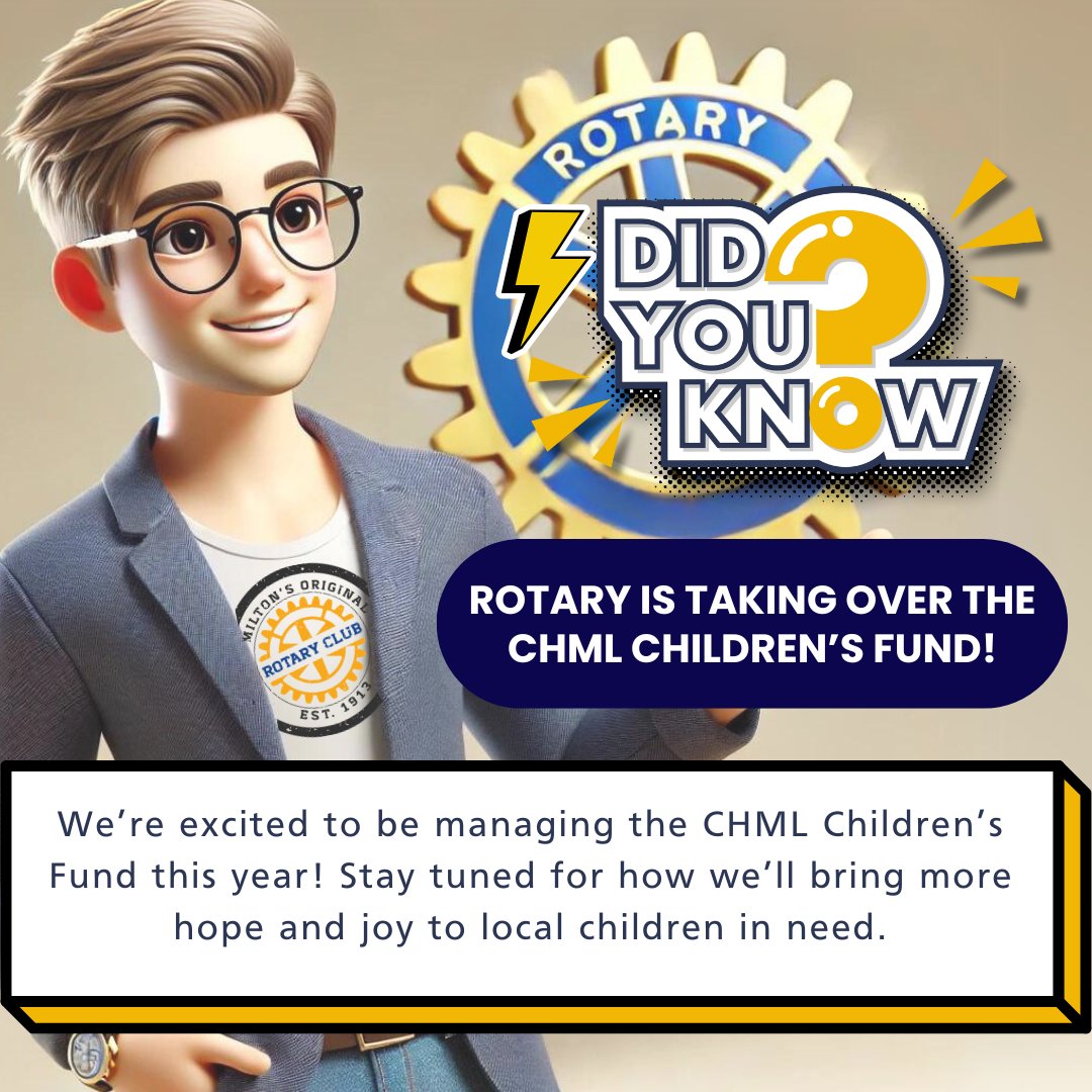 📻👶 Did You Know? Rotary Is Taking Over the CHML Children’s Fund!