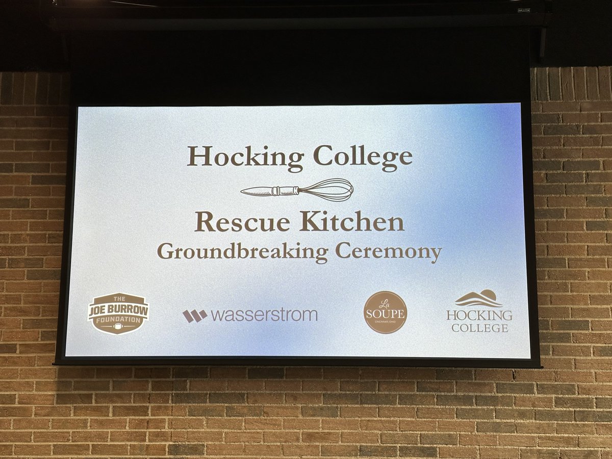 HockingCollege's tweet photo. We’re still inspired by last Friday’s groundbreaking ceremony at The Lodge for Hocking's Rescue Kitchen! With leaders like First Lady Fran DeWine, Lt. Gov. John Husted, &amp; Robin Burrow, we’re taking bold steps to fight food insecurity in Athens and Meigs Counties.
#HockingCollege https://t.co/Oxv5A5ysH8