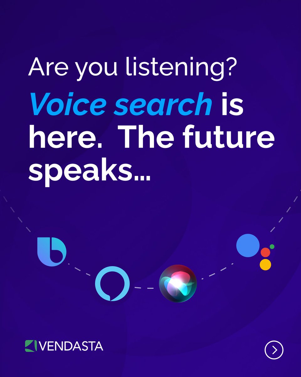 Vendasta's tweet image. By 2030, 50% of all searches are expected to be conducted via voice 🤯

Voice search and conversational AI are transforming the way we interact with technology. 

Want to stay ahead of the curve? Check this blog ➡️ 1l.ink/SXT7RP2

#VendastaBlog