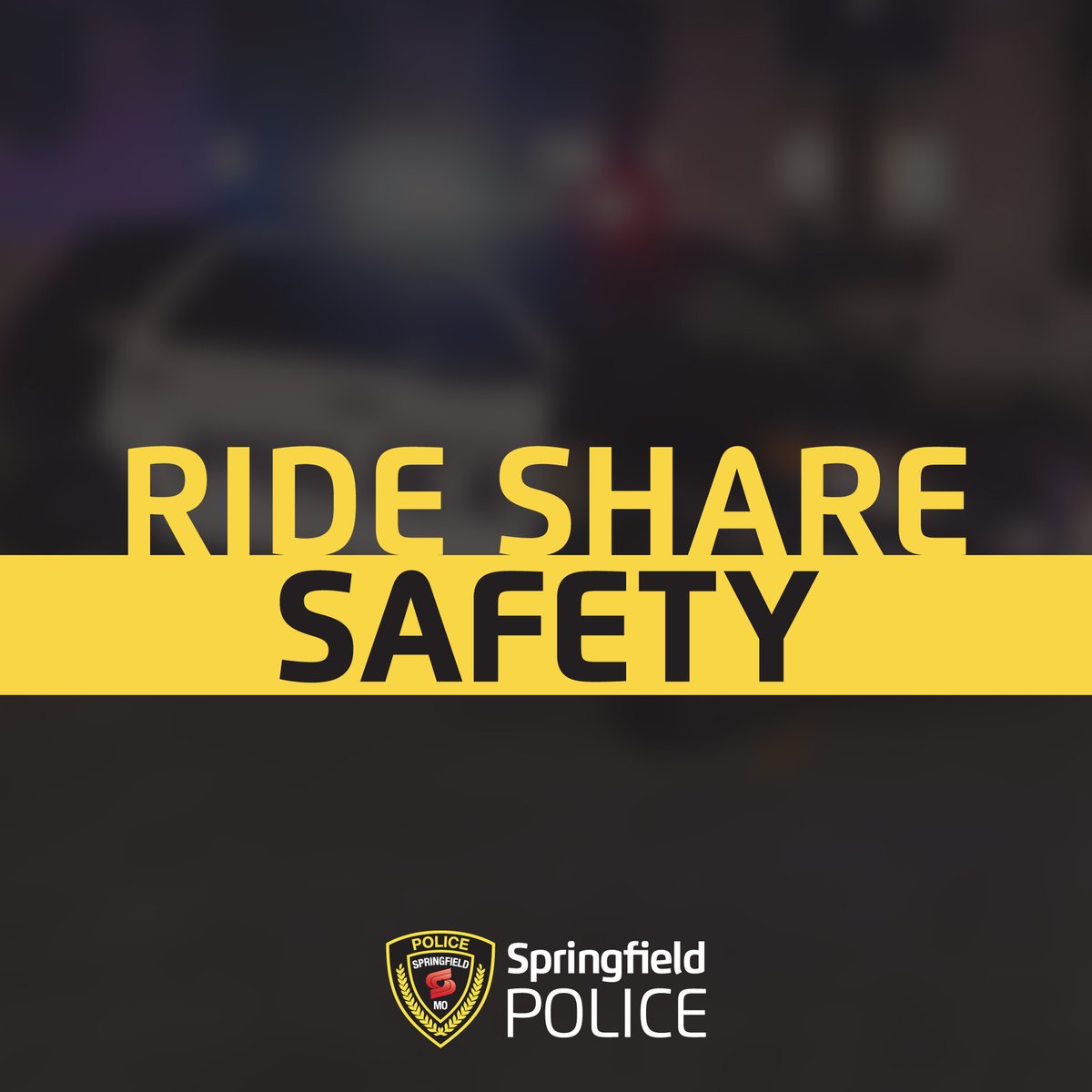 Springfield PD (@sgfpolice) on Twitter photo Whether you're headed to <a href="/flysgf/">SGF Airport 🦩</a> or home after a night out, here are some tips to keep you safe:
🚗 Wait in a well-lit place
🚗 Always verify car & driver
🚗 Never get in unless the driver can identify you
🚗 Always wear your seat belt
🚗 Use safety features in ride-sharing app Whether you're headed to <a href="/flysgf/">SGF Airport 🦩</a> or home after a night out, here are some tips to keep you safe:
🚗 Wait in a well-lit place
🚗 Always verify car & driver
🚗 Never get in unless the driver can identify you
🚗 Always wear your seat belt
🚗 Use safety features in ride-sharing app