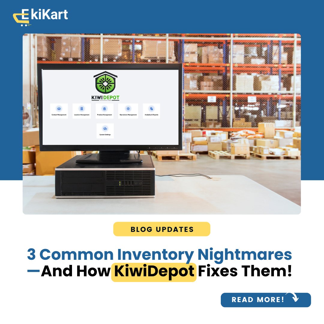 3 Common Inventory Nightmares—And How KiwiDepot Fixes Them! hubs.la/Q02ZwDl_0