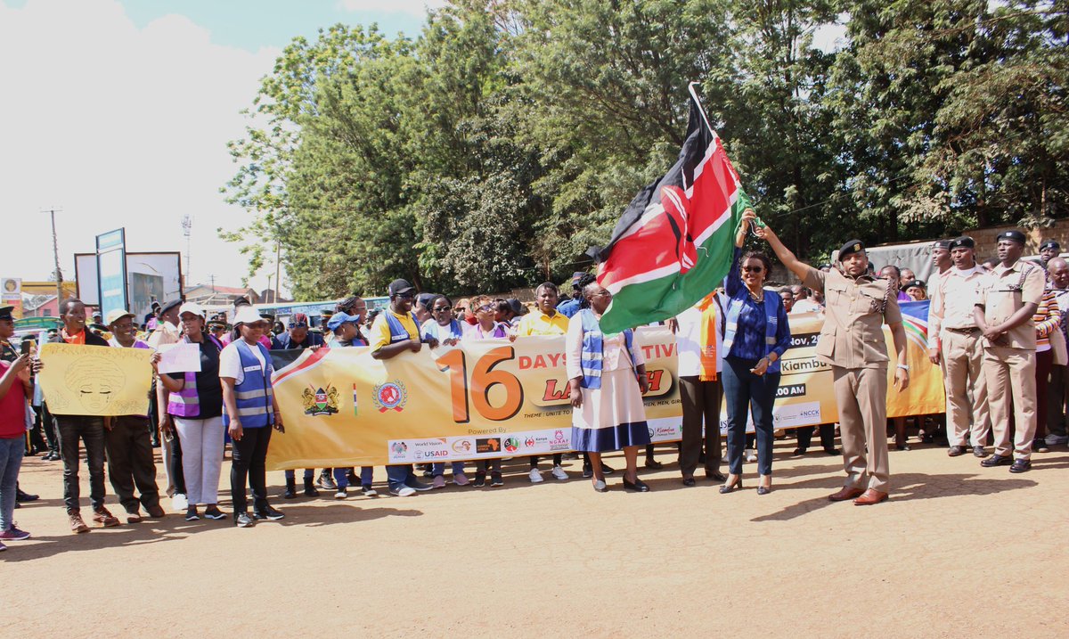 cheerupprogram's tweet photo. 🌍Launching #16DaysOfActivismAgainstGenderBasedViolence in Kiambu County.

Yesterday was beautiful as we teamed up with the Kiambu County Government, local authorities and other implementing partners in a mission to make the 16 days of activism against #GBV launch worthwhile. https://t.co/x4yyYCOnOB