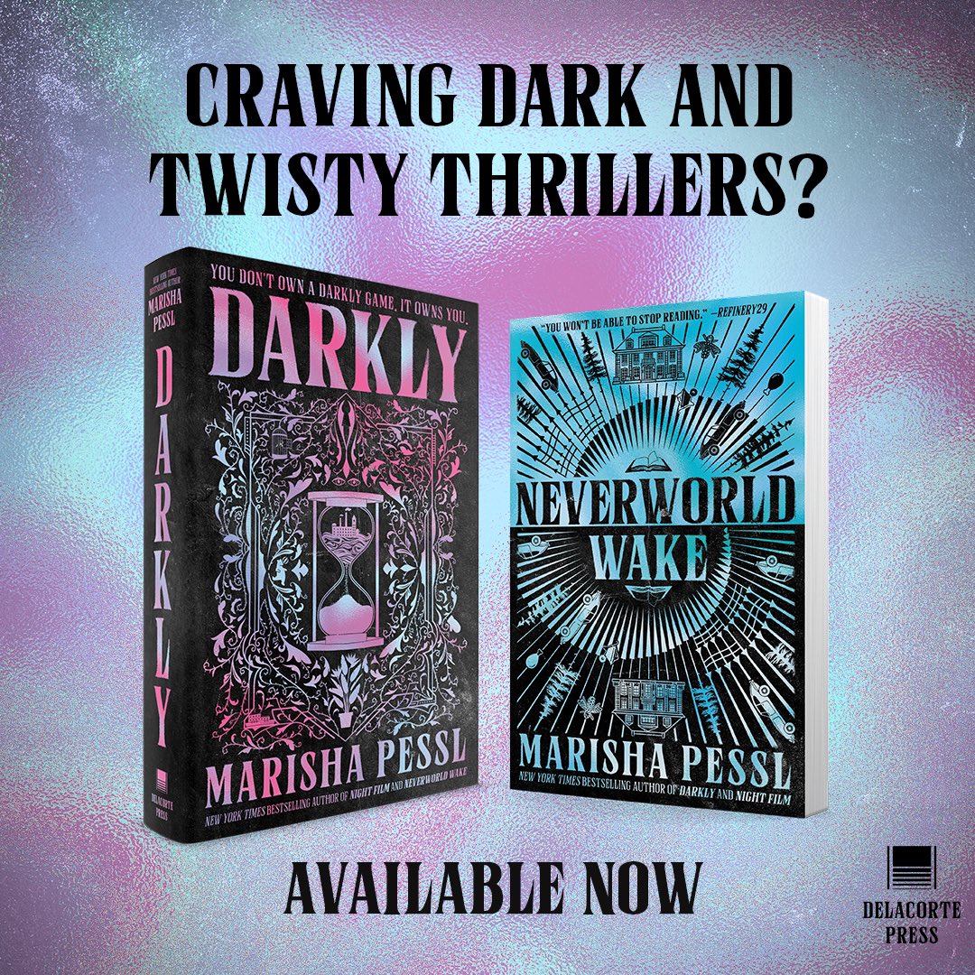 marishapessl's tweet photo. Whatโs better than 1 cozy and windswept thriller? 2! ๐ฉต๐ค๐ Available now, you can get your copy of #Darkly and the newly repackaged #NeverworldWake. Word on the cobblestone street is that they make great stocking stuffers. Just sayinโ. ๐
https://t.co/cGZUYx1eio https://t.co/ZKye0mbIBf