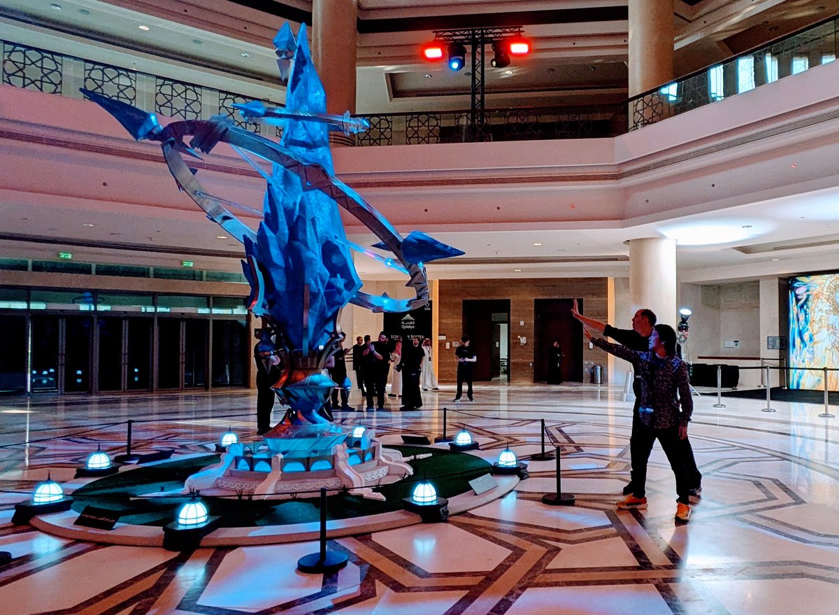 SOKENsquareenix's tweet photo. First thing to do in Saudi Arabia? Attune with the aetheryte. 
#FFXIV #FF14 https://t.co/bkPW3mycxj