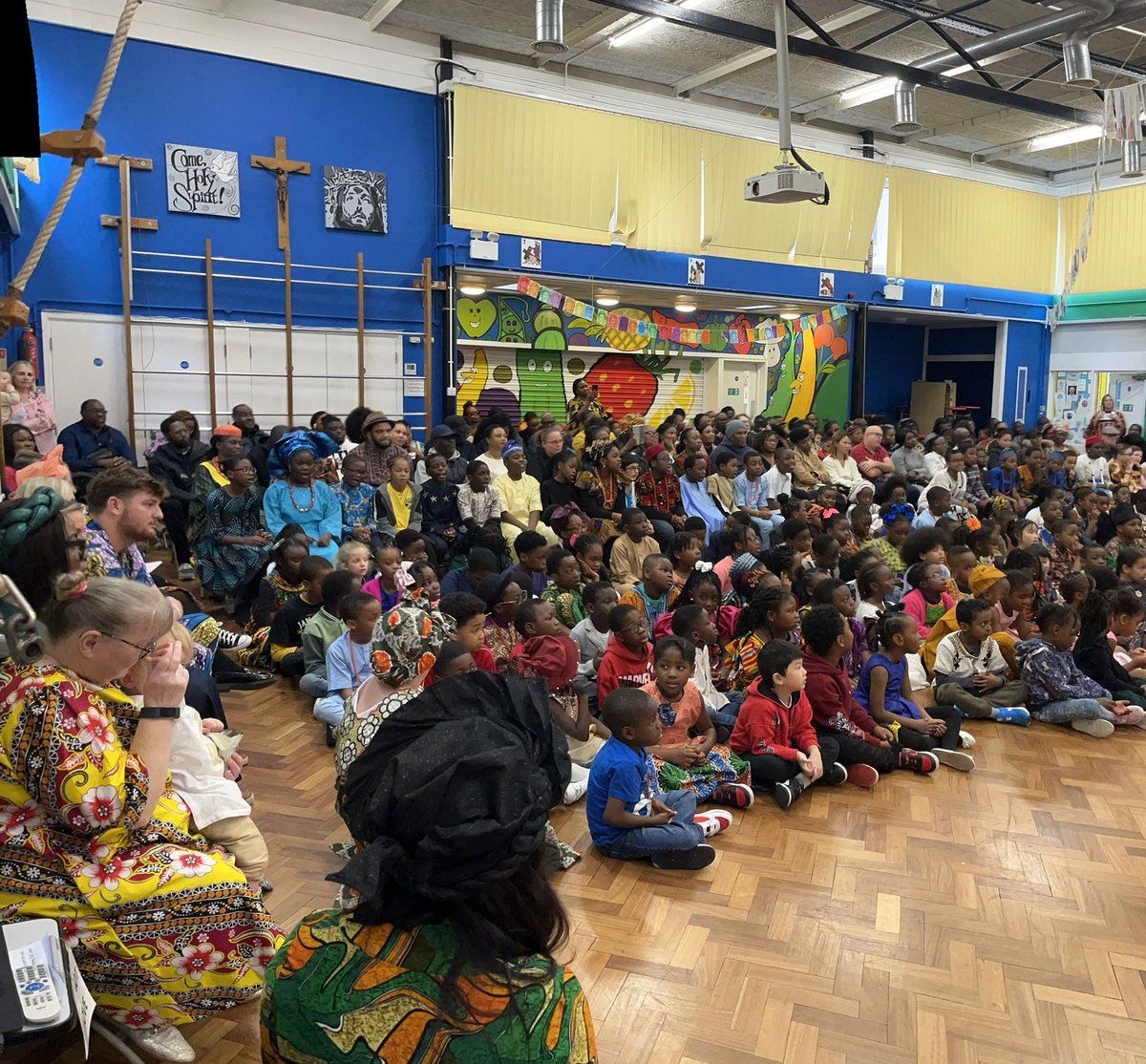 StJohnFisherCPS's tweet photo. What a fantastic Black History Celebration we had! Huge thanks to all the parents who turned out in droves to support this event. Your enthusiasm makes a real difference! I reckon we're going to need a bigger hall next time! https://t.co/g7SSXVaBbt