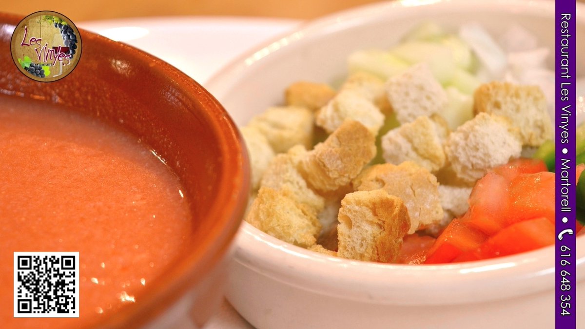 ¡Ven y pruébalo! Gazpachito Andaluz. 

👉 Reservas &amp; Comida para Llevar 📋 cartaqr.lesvinyesrestaurant.com 📲 616 648 354 ● ☎ 93 775 58 45

#LesVinyes #Restaurant #Martorell #Comer #Cenar #Gastronomia
