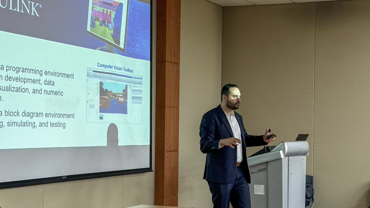 coec_iau's tweet image. An exhilarating journey into the world of MathWorks has concluded! 🚀 
All thanks to all who joined us in exploring groundbreaking innovations, AI workflows, and the latest advancements in MATLAB and Simulink ✨
#Mathworks
#كلية_الهندسة 
#جامعة_الإمام_عبدالرحمن_بن_فيصل