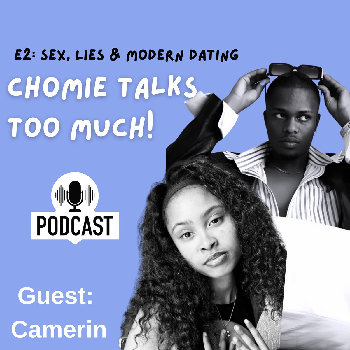 eddiemuffinz's tweet photo. My Chomies! We have a new episode dropping this Friday! 🤭🫶🏾

We’re sitting down with the beautiful Camerin Thomas. We’re diving into [Sex, Lies &amp; Modern Dating]

 Catch it on Apple Podcasts &amp; Spotify! Don’t miss it! #ChomieTalksTooMuch #NewEpisode https://t.co/X7Szmle0pE